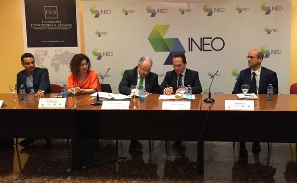 INEO firma un convenio de colaboración con Caamaño, Concheiro y Seoane abogados
